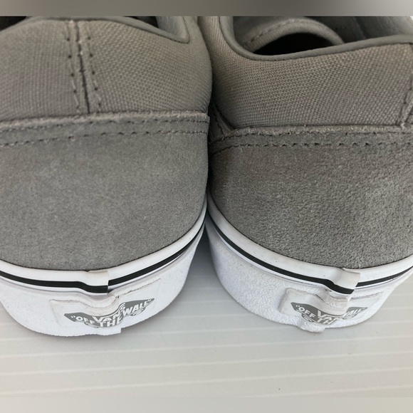 Vans Old Skool Sneakers Velcro closure shoes gray suede upper sneakers shoes - Picture 3 of 5